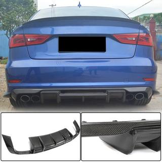 Dyfuzor tylnego zderzaka V1 (do S-Line Sedan 2012-2016, Carbon) Audi A3 2012-2020 zdjęcia 1