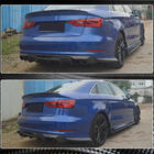 Audi A3 2012-2020 Dokładki tylnego zderzaka Flap (do S-Line Sedan 2012-2016, karbon) zdjęcia 4