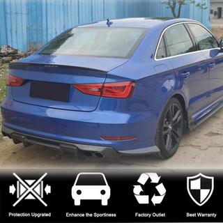 Dokładki tylnego zderzaka Flap (do S-Line Sedan 2012-2016, karbon) Audi A3 2012-2020 zdjęcia 2
