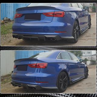 Dokładki tylnego zderzaka Flap (do S-Line Sedan 2012-2016, karbon) Audi A3 2012-2020 zdjęcia 4