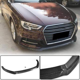 Nakładka Zderzaka Przedniego Lip V1 (do S-Line 2017-2020 HB, Carbon) Audi A3 2012-2020 zdjęcia 1