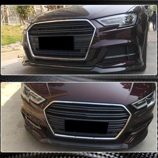 Nakładka Zderzaka Przedniego Lip V1 (do S-Line 2017-2020 HB, Carbon) Audi A3 2012-2020 zdjęcia 4