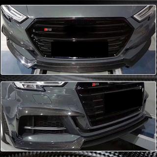 Dokładka przedniego zderzaka Lip V4 (do S-Line Sedan 2017-2020, Carbon) Audi A3 2012-2020 zdjęcia 4