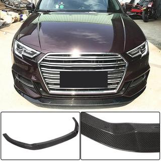 Dokładka przedniego zderzaka Lip V3 (do S-Line Sedan 2017-2020, Carbon) Audi A3 2012-2020 zdjęcia 1