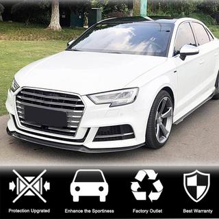 Dokładka przedniego zderzaka Lip V3 (do S-Line Sedan 2017-2020, Carbon) Audi A3 2012-2020 zdjęcia 2