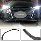 Audi A3 2012-2020 Dokładka przedniego zderzaka Lip V1 (do S-Line 2017-2020 Sedan, Carbon) zdjęcia 2