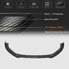 Audi A3 2012-2020 Dokładka przedniego zderzaka Lip V1 (do S-Line 2017-2020 Sedan, Carbon) zdjęcia 3