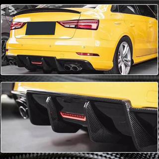 Dyfuzor tylnego zderzaka V3 do S-Line Sedan 2017-2020 (Carbon) Audi A3 2012-2020 zdjęcia 3