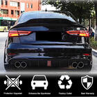 Audi A3 2012-2020 Dyfuzor tylnego zderzaka V2 (do S-Line Sedan 2017-2020, Carbon) zdjęcia 2