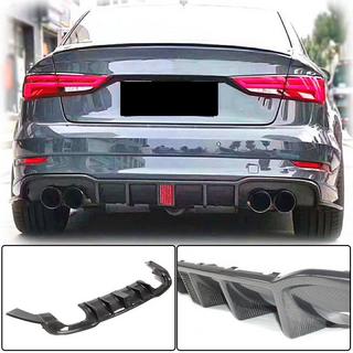 Dyfuzor tylnego zderzaka V2 (do S-Line Sedan 2017-2020, Carbon) Audi A3 2012-2020 zdjęcia 1