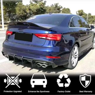 Dyfuzor tylnego zderzaka V1 (do S-Line Sedan 2017-2020, Carbon) Audi A3 2012-2020 zdjęcia 4