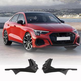 Nakładki na przedni zderzak (do S-Line Sedan 2020-2023, karbon) zdjęcia 1