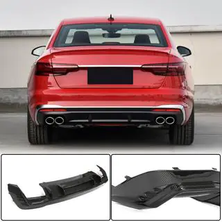 Dyfuzor Tylnego Zderzaka V1 (do S-Line, Carbon) zdjęcia 1