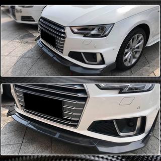 Dokładka przedniego zderzaka Lip V1 (do S-Line Sedan 2015-2019, Carbon) zdjęcia 4