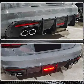 Dyfuzor Tylnego Zderzaka V3 (do S-Line, Carbon) zdjęcia 3