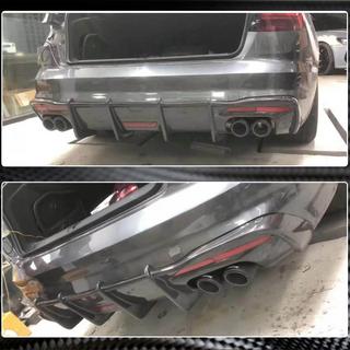 Dyfuzor Tylnego Zderzaka V3 (do S-Line, Carbon) zdjęcia 4