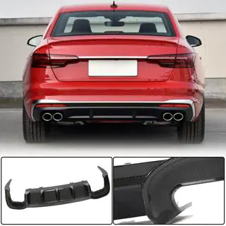 Dyfuzor Tylnego Zderzaka V2 (do S-Line, Carbon) zdjęcia 1
