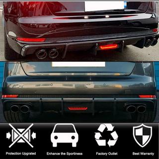 Dyfuzor tylnego zderzaka V1 (do S-Line Sedan 2015-2019, Carbon) zdjęcia 2