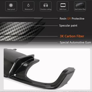 Dyfuzor tylnego zderzaka V1 (do S-Line Sedan 2015-2019, Carbon) zdjęcia 3