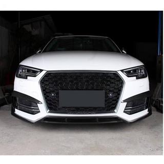 Dokładka przedniego zderzaka Lip V2 (do S-Line Sedan 2015-2019, Carbon) zdjęcia 1