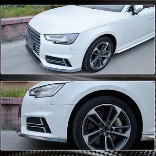 Dokładka (lip) przedniego zderzaka Lip V4 (do S-Line Sedan 2015-2019, Carbon) zdjęcia 4