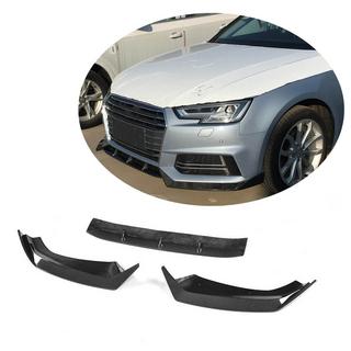Dokładka przedniego zderzaka Lip V5 (do S-Line Sedan 2015-2019, Carbon) zdjęcia 1