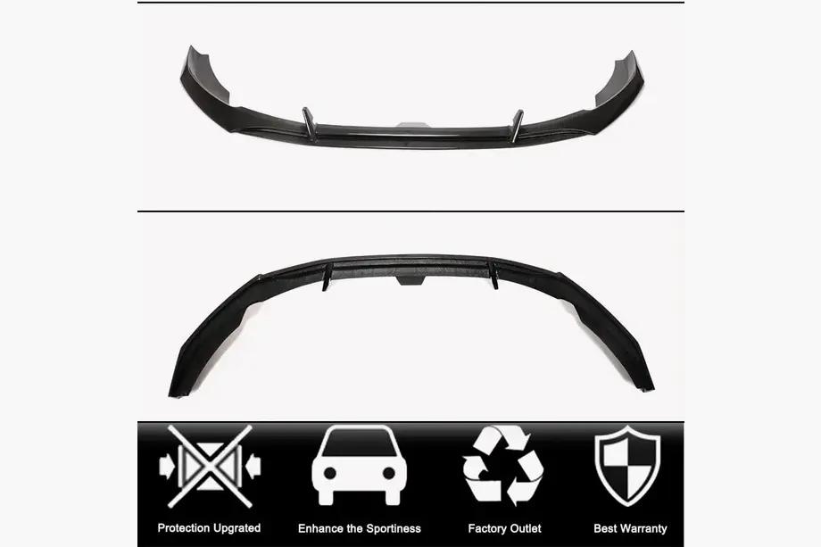 Dokładka przedniego zderzaka Lip (do S-Line Sedan 2019-2024, Carbon) zdjęcia 2