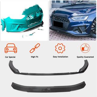 Dokładka przedniego zderzaka Lip V2 (do S-Line Sedan 2019-2024, Carbon) zdjęcia 2
