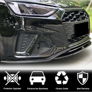 Dokładka przedniego zderzaka Lip V2 (do S-Line Sedan 2019-2024, Carbon) zdjęcia 3