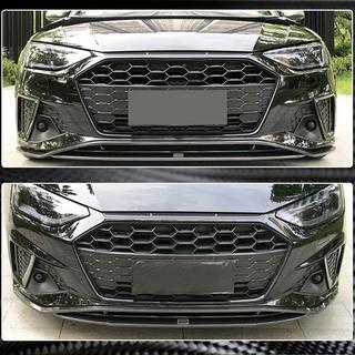 Dokładka przedniego zderzaka Lip V2 (do S-Line Sedan 2019-2024, Carbon) zdjęcia 4