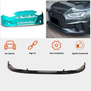 Dokładka przedniego zderzaka Lip V1 (do S-Line Sedan 2019-2024, Carbon) zdjęcia 2