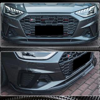 Dokładka przedniego zderzaka Lip V1 (do S-Line Sedan 2019-2024, Carbon) zdjęcia 4
