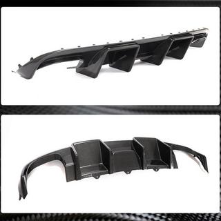 Dyfuzor tylnego zderzaka V1 (do S4 2009-2012, Carbon) zdjęcia 2