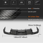 Audi A4 B8 2007-2015 Dyfuzor tylnego zderzaka (do S4 2013-2015, Carbon) zdjęcia 4