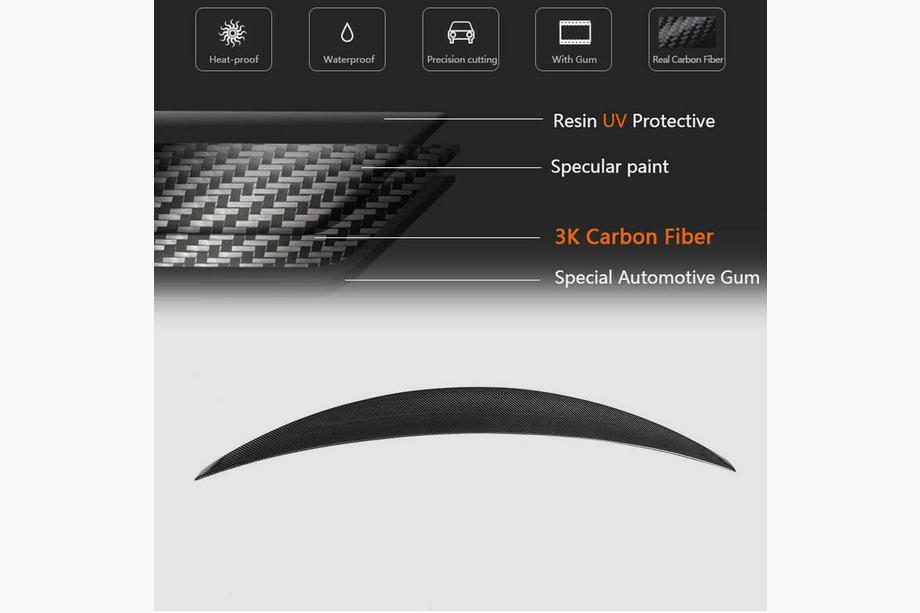 Audi A4 B8 2007-2015 Spoiler tylny (do S4 2013-2016, Carbon) Zdjęcia 7