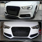 Audi A5 2007-2015 Nakładka na przedni zderzak Lip V1 do S-Line 2012-2015, Carbon zdjęcia 3