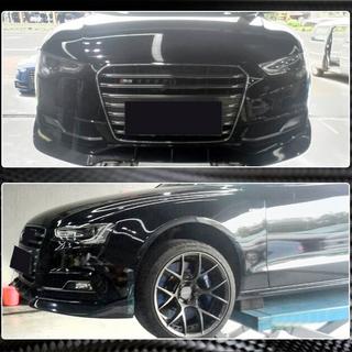 Nakładka na Zderzak Przedni Lip V3 do S-Line 2012-2015 Carbon Audi A5 2007-2015 zdjęcia 4