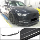 Audi A5 2007-2015 Nakładka na Zderzak Przedni Lip V3 do S-Line 2012-2015 Carbon zdjęcia 1
