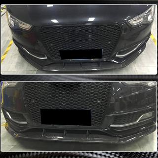 Nakładka na przedni zderzak Lip V4 (do S-Line 2012-2015, Carbon) Audi A5 2007-2015 zdjęcia 3