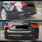 Audi A5 2007-2015 Dyfuzor tylnego zderzaka V2 (do S-Line 2012-2015, Carbon) zdjęcia 4