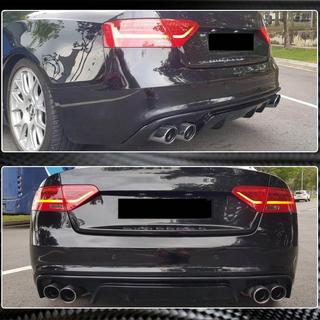 Dyfuzor tylnego zderzaka V2 (do S-Line 2012-2015, Carbon) Audi A5 2007-2015 zdjęcia 4