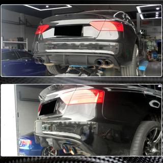 Dyfuzor tylnego zderzaka V1 (do S-Line 2012-2015, Carbon) Audi A5 2007-2015 zdjęcia 3