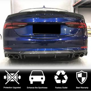 Dyfuzor tylnego zderzaka V2 (do S-Line 2016-2020, Carbon) zdjęcia 4