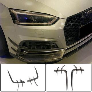 Nakładki na przedni zderzak Flap V2 (do S-Line 2016-2020, Carbon) zdjęcia 1