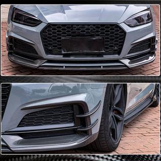 Nakładki na przedni zderzak Flap V2 (do S-Line 2016-2020, Carbon) zdjęcia 4