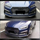 Audi A5 2016-2025 Nakładki na przedni zderzak Flap V1 (do S-Line 2016-2020, Carbon) zdjęcia 5
