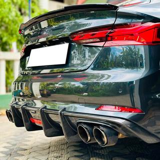 Dyfuzor Tylnego Zderzaka V1 (do S-Line 2016-2020, Carbon) zdjęcia 3
