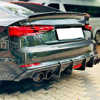 Dyfuzor Tylnego Zderzaka V1 (do S-Line 2016-2020, Carbon) zdjęcia 4