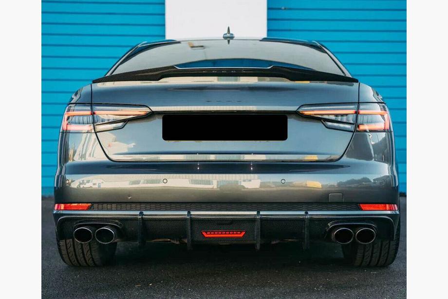 Audi A5 2016-2025 Dyfuzor Tylnego Zderzaka V1 (do S-Line 2016-2020, Carbon) Zdjęcia 7