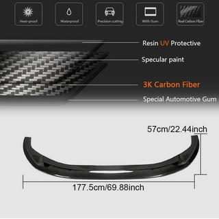Nakładka Zderzaka Przedniego Lip V3 (do S-Line 2021-2025, Carbon) zdjęcia 4